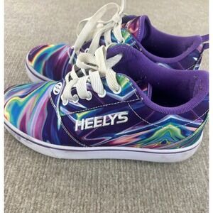 Heelys Pro 20 Prints Roller Shoes Purple Multi Swirl Youth 5 Womens 6 HE101145